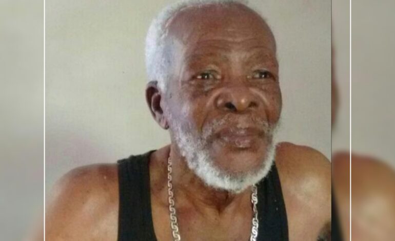 Death Announcement of 93 year old Bernard Moses better known as “Brother Mo”, “Dr. Mo” or “The voice in the wilderness” of Newtown