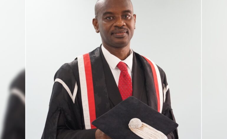 Professor C. Justin Robinson is new Pro Vice-Chancellor for The UWI Board for Undergraduate Studies