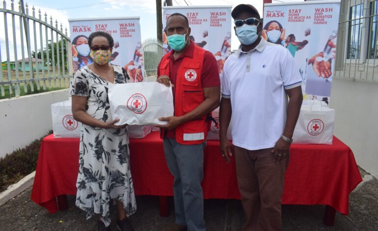  The Dominica Red Cross Donates Health & Safety Starter Kits to Centenarians