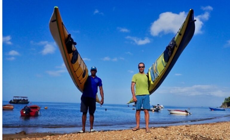 Duo Circumnavigate Dominica by Sea Kayak