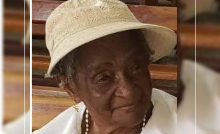 Death Announcement of 89 year old Mrs. Helen Cecelia James nee Walsh better known as My mother, Ma Antoine, Ma Helen, Sister James and Mama of Newtown who resided at Loubiere