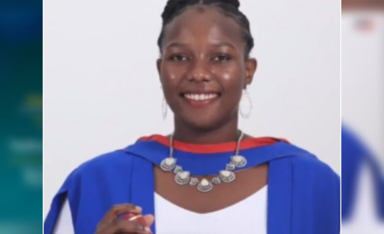 Dominican rooted Nadine Jean-Pierre graduates as Valedictorian of Five Islands Campus