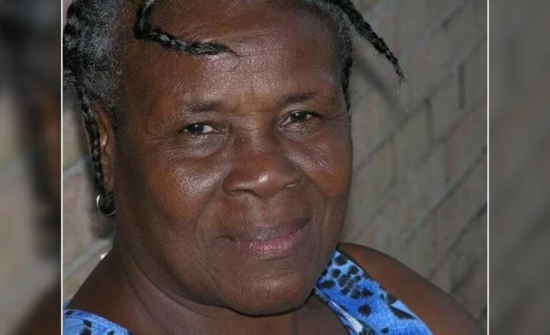 Death Announcement of 78 year old Marianna Althea Cadette better known as Dada of La plaine who resided at Morne Jaune.