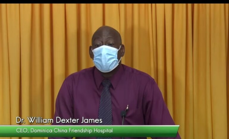 The CEO of the Dominica China Friendship Hospital, Dr. William Dexter James addressed concerns circulating on social media lately about access to care at the hospital.