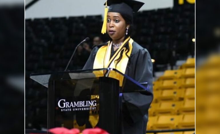 Dominican student Donelle Roberts captures Valedictorian of Grambling State University