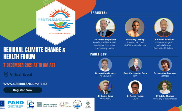 CCCCC to Hold Regional Climate Change and Health Forum