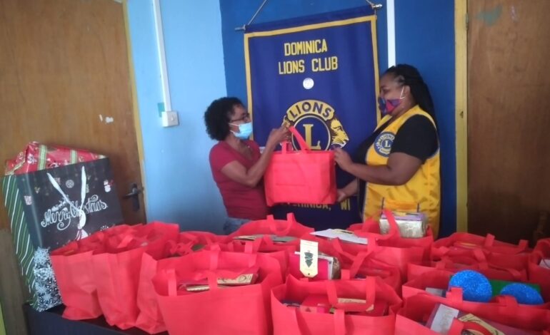 Lions Club of Dominica brings Christmas Cheer to Students of the Achievement Learning Center