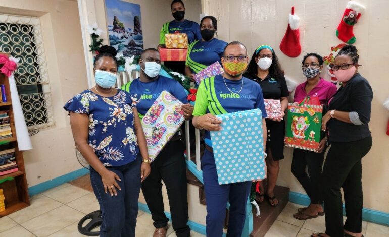 Sagicor team donates to Secret Santa initiative