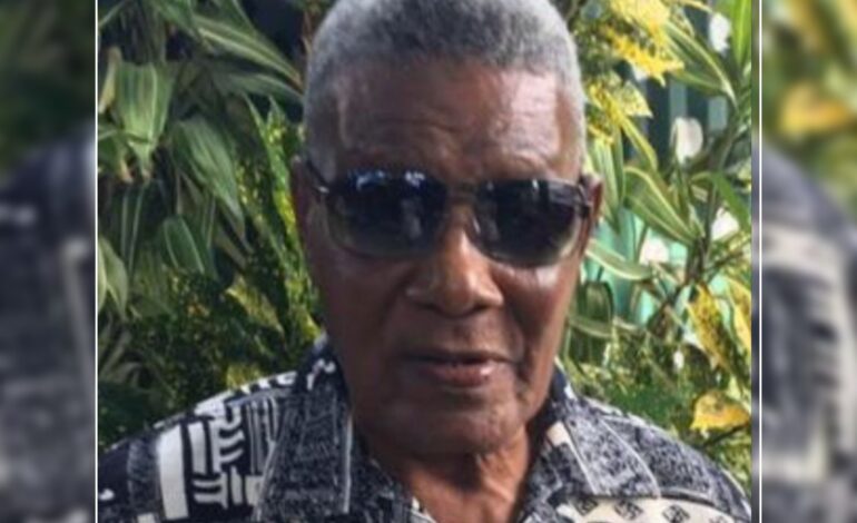 Death Announcement of 83 year old Tyrell Elias Anthony better known as Cow-pa or Tire of St Joseph
