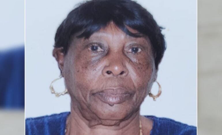 Death Announcement of 77 year old Anastasie Thomas better known as Eugene Woodfordhill