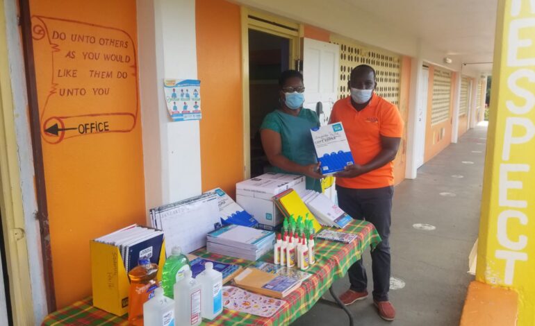  Dominica Orlando Movement donates to Tete Mourne and Savanne Paille  Primary Schools