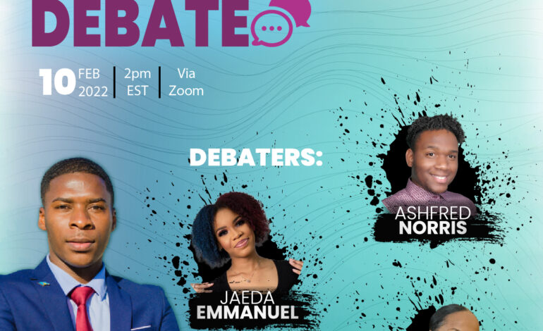 Ashfred Norris is set to represent Dominica in the OECS Youth Debate on Education