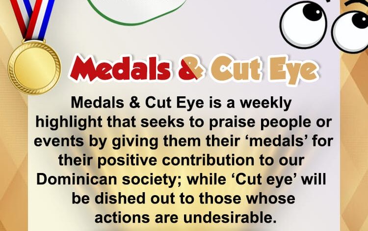 Medals and Cut Eye