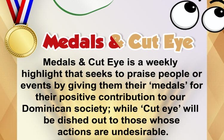  Medals and Cut eyes