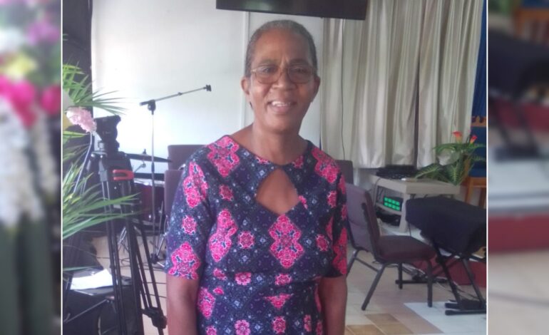  Death Announcement of 60 year old Marcella Joan Green of Goodwill who resided at Canefield