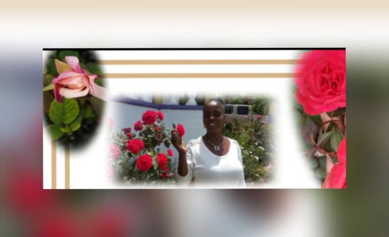  Death Announcement of Ghislaine St-Jean Vigilant affectionately known as Titi or Teacher Titi of Plaisance, La Plaine who resided in St. Thomas