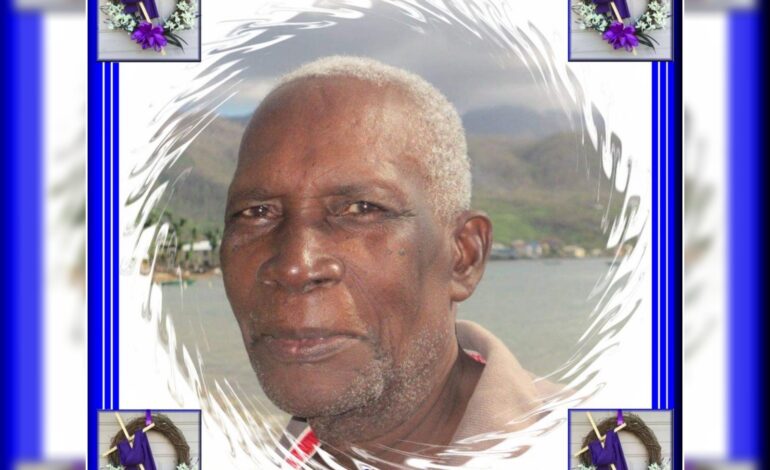 Death Announcement of 79 year old Albert Erickson Thomas better known as Ewo of Zicak Portsmouth