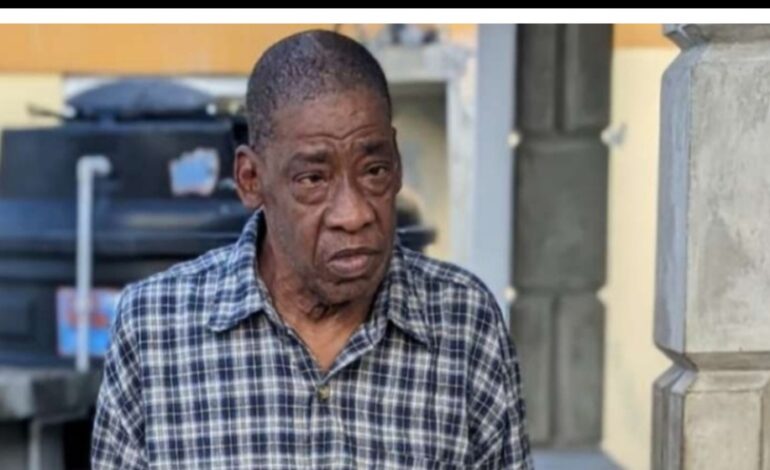  Death Announcement of 74 year old Brainsford Frank also known as Shilford of Marigot