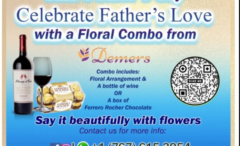 Flowers are for Father’s Too!