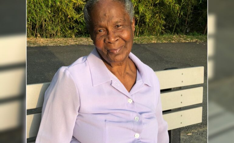  Death Announcement of Mrs. Josephine “Ophine” Cuffy-Bramble of La Plaine, who resided in St. Thomas