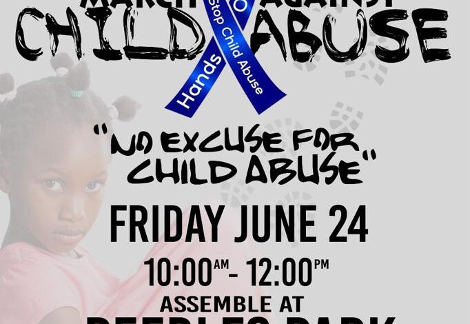 UWP MARCH AGAINST CHILD ABUSE