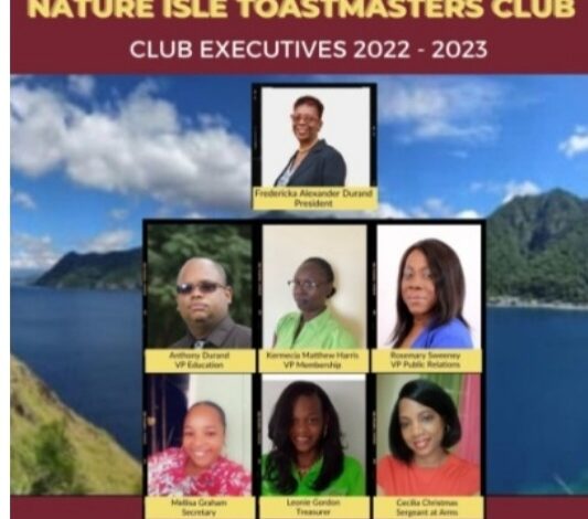  Nature Isles Toastmaster Club envision an exciting year with the election of its ninth executive members