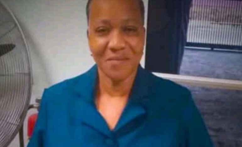 Death Announcement of 54 year old Vilna Catherine Gallion of Bath Estate. She was an employee of the Dominica Social  Security