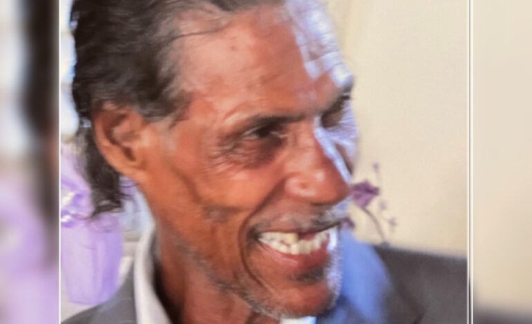 Death Announcement of 76 year old Phillip Francis affectionately known as Oscar Francis, T-Jew and Carib of Fond St. Jean who resided at Kings Hill
