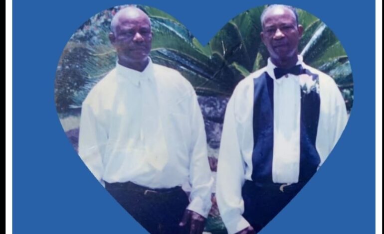 Death Announcements of 81 year old Charles Masterville Hypolite also known as’ Garcon’ of La Plaine, who resided in Bath Estate and 73-year-old Paul Rufus Hypolite also known as ‘Tookoo or R.P.H of La Plaine (Brothers)