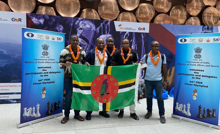 The Dominican Chess Team Has Officially Landed in Chennai, India as they get ready to participate in the 44th Chess Olympiad.