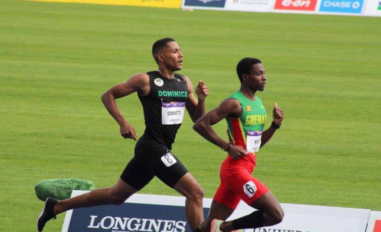A tough morning for Team Dominica at the tracks at the Birmingham 2022 Commonwealth Games this morning.