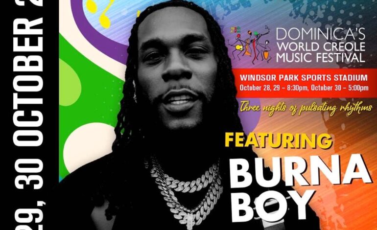 The AfricanGiant is here -BurnaBoy is on for #WCMF2022