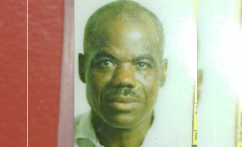Updated Death Announcement of 75 year old Simon Rudolph George better known as Shorty, George or Giard of Morne Prosper who lived at Eggleston  and formerly at Stock Farm