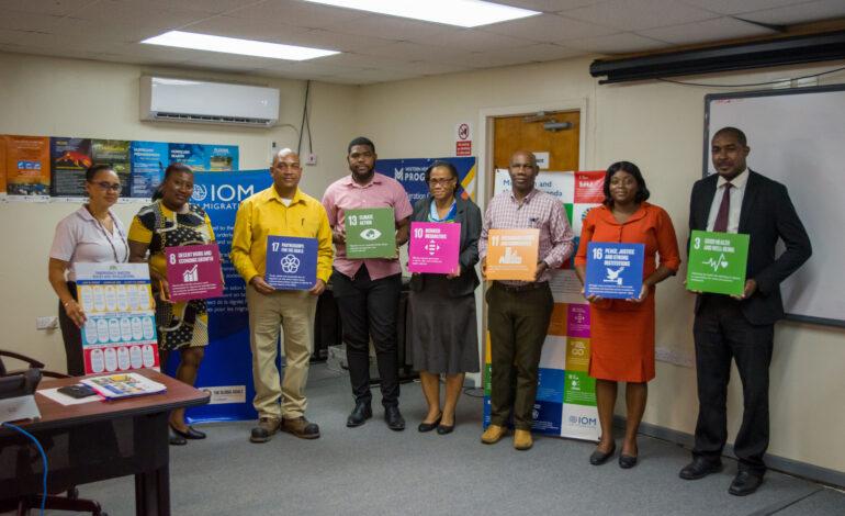 IOM Observes Five-Years in Dominica – Donates Multi-Lingual Signs for Emergency Shelters