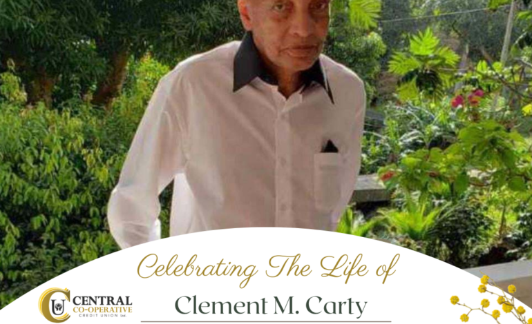 Central Cooperative Credit Union Condolence message on the passing of Clement Carty Snr