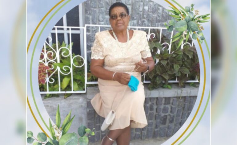 Death Announcement of 66 year old Claudia “Sharmie’ Antoine