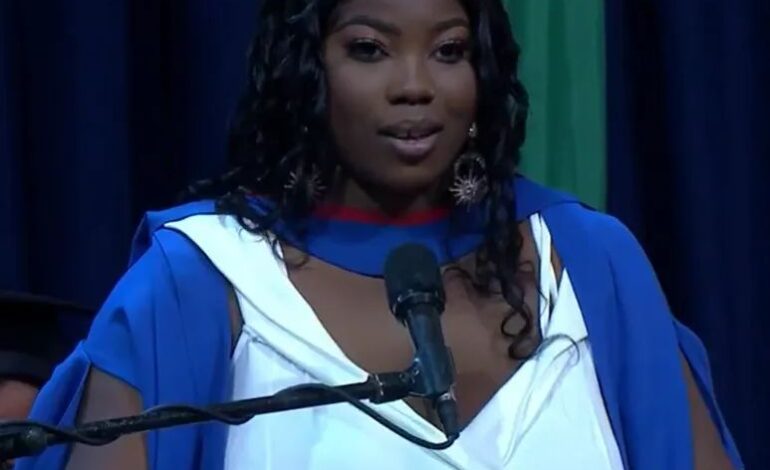 Proud Dominican student Stephanie Pascal shines as UWI Cavehill Valedictorian 2022