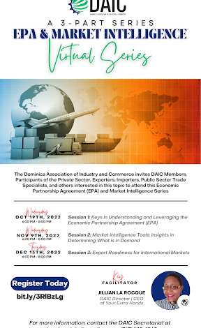 DAIC Hosts 3-Part Series on the Economic Partnership Agreements and Market Intelligence￼