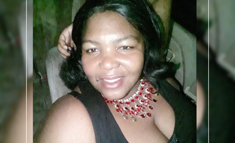Death Announcement of 42 year old Laurel Marcellin-Simon better known as “Lau Lau” of Calibishie who resided in Antigua