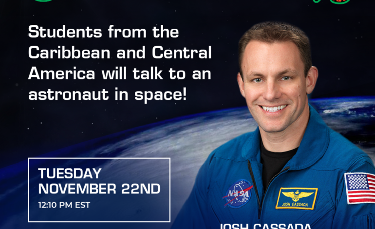Students From The Caribbean And Central America Will Connect With An Astronaut On The International Space Station