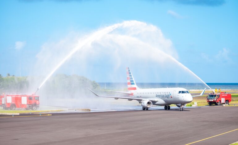 DOMINICA CELEBRATES FIRST ANNIVERSARY OF AMERICAN AIRLINES DIRECT SERVICE FLIGHTS