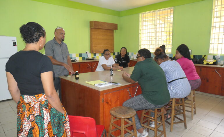  Bay Oil and Vetiver Soap making feature as part of a climate-action project for Petite Soufriere residents