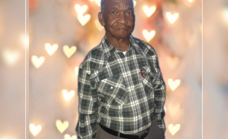Death Announcement of 76 year old Ezekiel Azille of Cottage