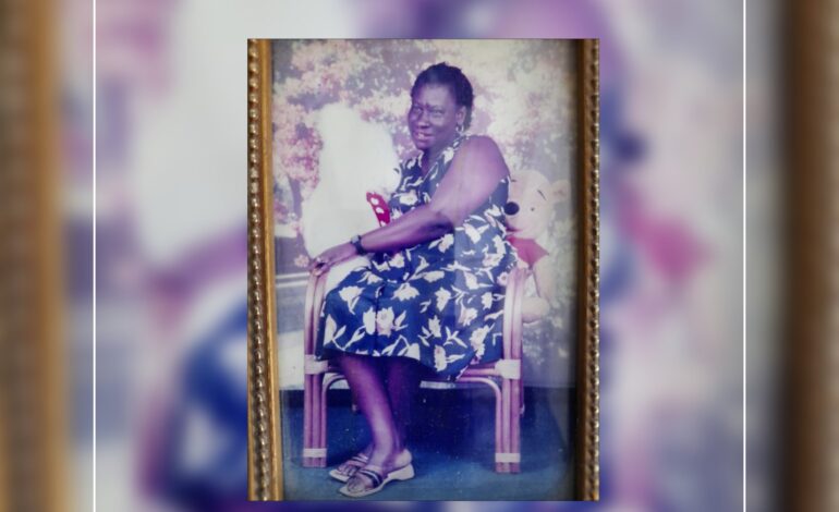 Death Announcement of 67 year old Palestrina Cuffy-Jules better known as ‘Mother’ or ‘Mer’ of Newtown who resided at 35 Virgin Lane