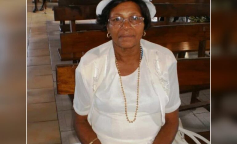 Death Announcement of 89 year old Theresa Etienne-Jean also known as Linda or Ma Linda of Penville