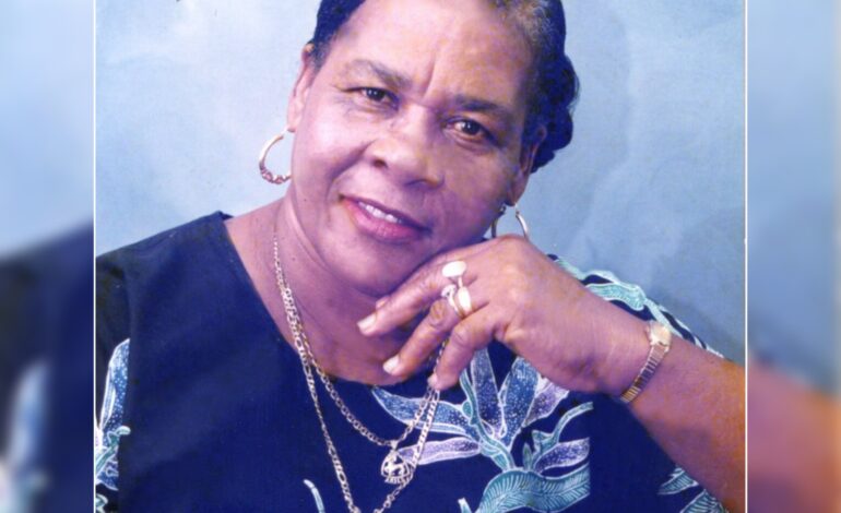 Death Announcement of 83 year old Gabrielle Victorine Defoe George affectionately known as “Gabou”