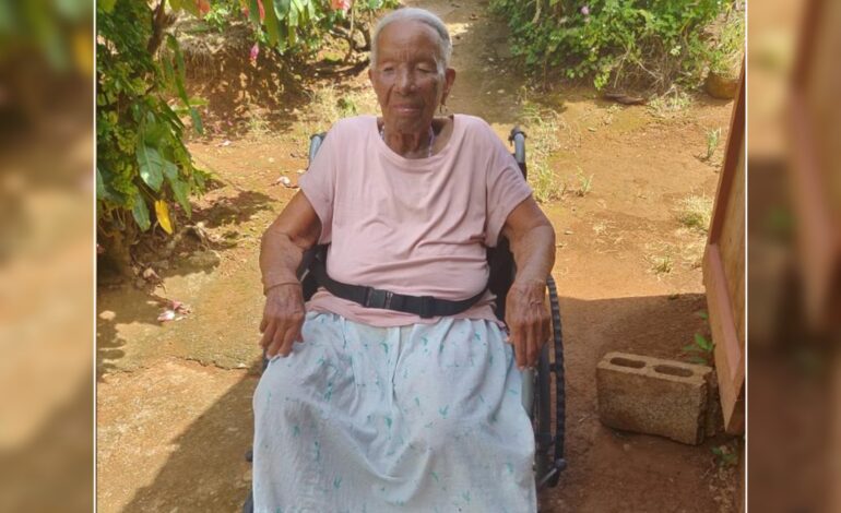 DEATH ANNOUNCEMENT OF MS. VERONIQUE DURAND BETTER KNOWN AS MA OLIVE, MA JEAN, AUNTY ARDEE, AGE 101 OF PETITE SOUFRIERE