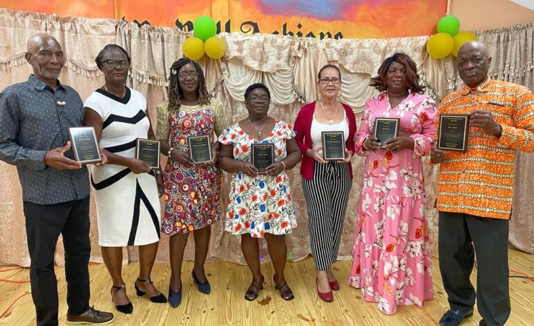 Retirees Honored by Marigot Health District