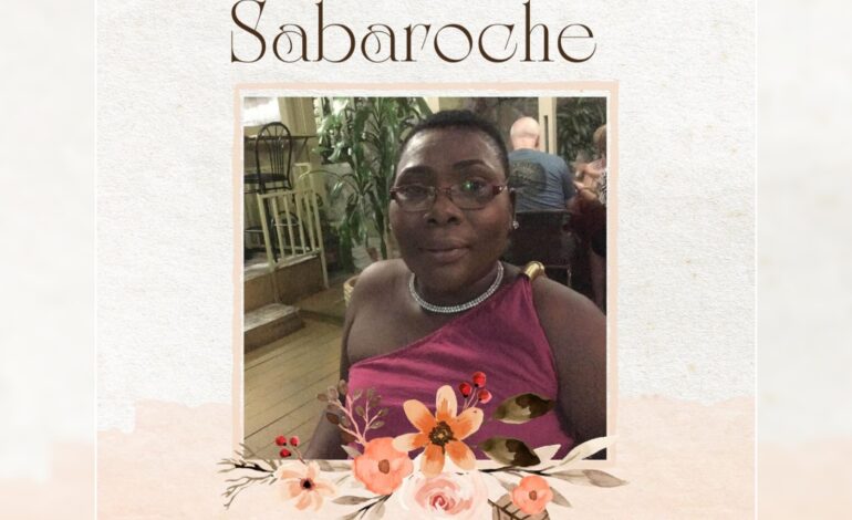  Death Announcement of 56 year old Patricia Maria  Sabaroche