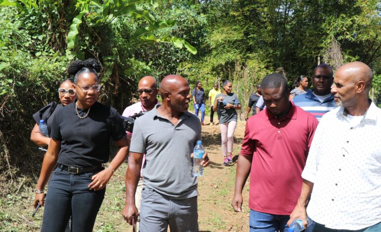 Hon Minister for Agriculture continued his “Meet the Farmers” tour yesterday within the North Agricultural Region.